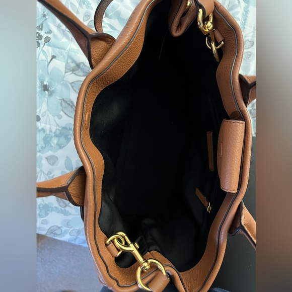 Marc Jacobs beautiful cognac satchel/tote - Picture 3 of 4